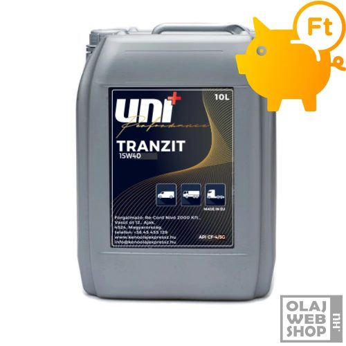 Uni+Performance Tranzit 15W-40 haszongép motorolaj 10L