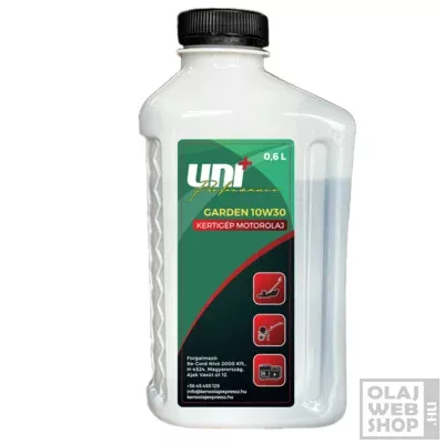 Uni+Performance Garden 10W-30 kertigép motorolaj 600ml
