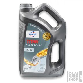 Fuchs Titan Supersyn FE 0W-30 motorolaj VOLVO A5/B5 5L
