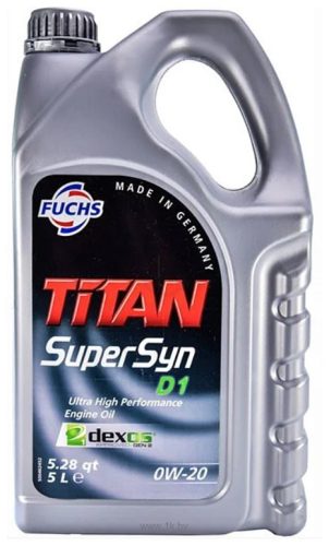 Fuchs Titan Supersyn D1 0W-20 motorolaj 5L