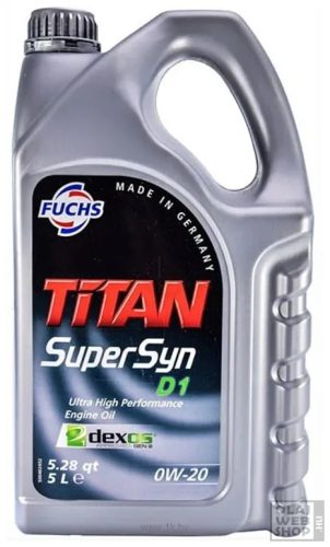 Fuchs Titan Supersyn D1 0W-20 motorolaj 5L
