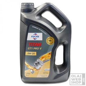 Fuchs Titan GT1 PRO V 0W-20 motorolaj 5L