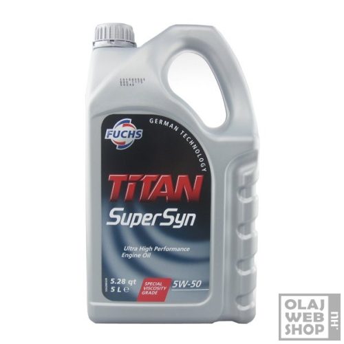 Fuchs Titan SuperSyn 5W-50 motorolaj 5L