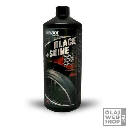 Riwax Black & Shine külső műanyag és gumiápoló folyadék 1L