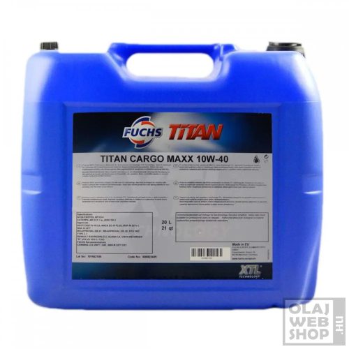Fuchs Titan Cargo Maxx II 10W-40 teherautó motorolaj 20L