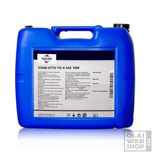 Fuchs Titan UTTO TO-4 10W mezőgazdasági olaj 20L