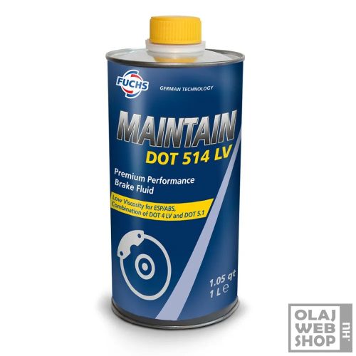 Fuchs Maintain DOT 514 LV fékfolyadék 1L