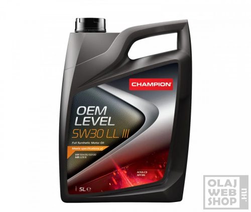 Champion OEM Level 5W-30 LL III motorolaj 5L