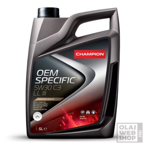 Champion OEM Specific 5W-30 C3 LL III motorolaj 4L