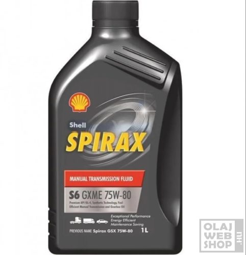Shell Spirax S6 GXME 75W-80 hajtóműolaj 1L
