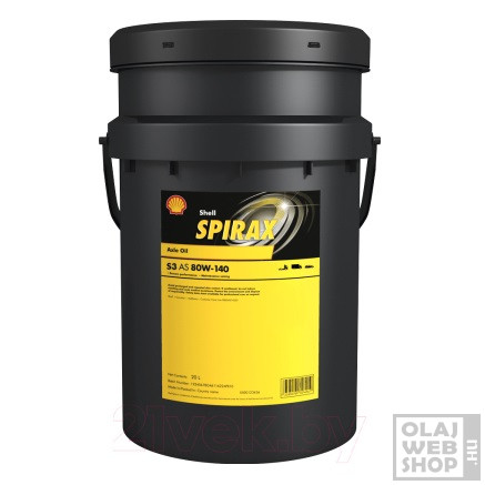 Shell Spirax S3 AS 80W-140 tengelyolaj 20L