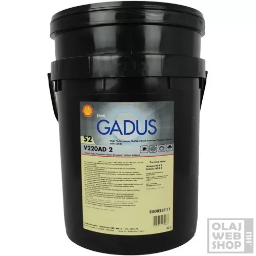Shell Gadus S2 V220AD 2 kenőzsír 18kg