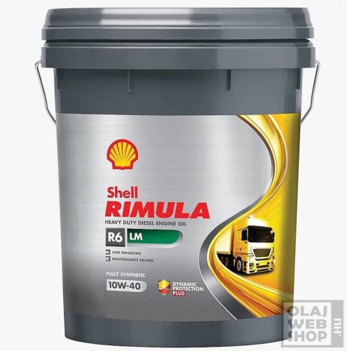 Shell Rimula R6 LM 10W-40 teherautó motorolaj 20L