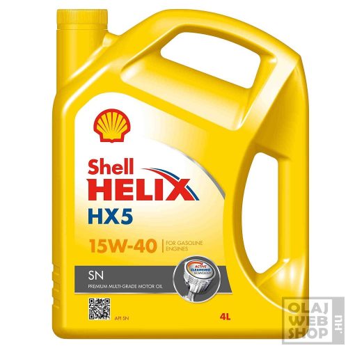 Shell Helix HX5 15W-40 motorolaj 4L