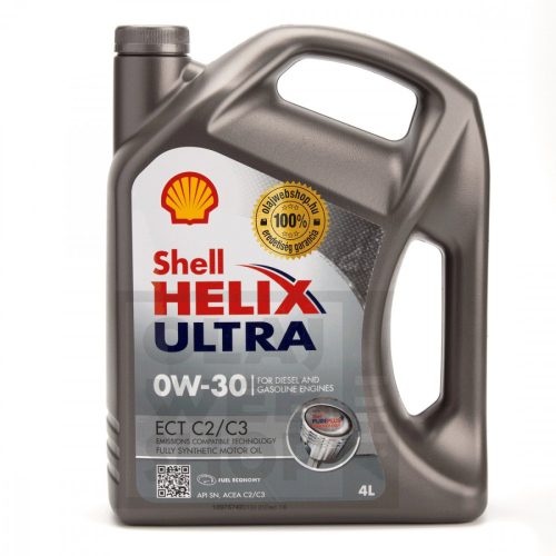 Shell Helix Ultra ECT C2/C3 0W-30 motorolaj 4L