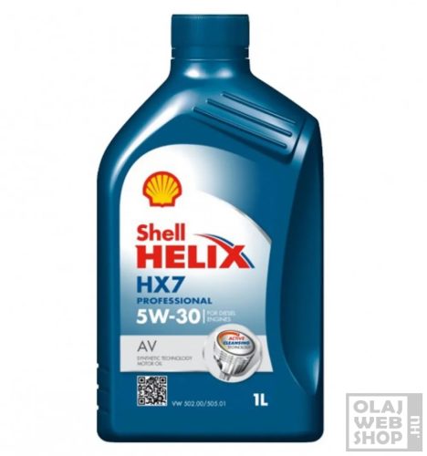 Shell Helix HX7 Professional AV 505.01 5W-30 motorolaj 1L