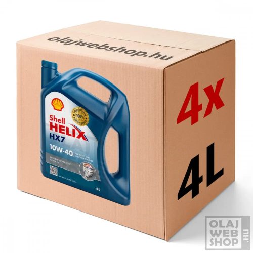 Shell Helix HX7 10W-40 motorolaj 16L karton