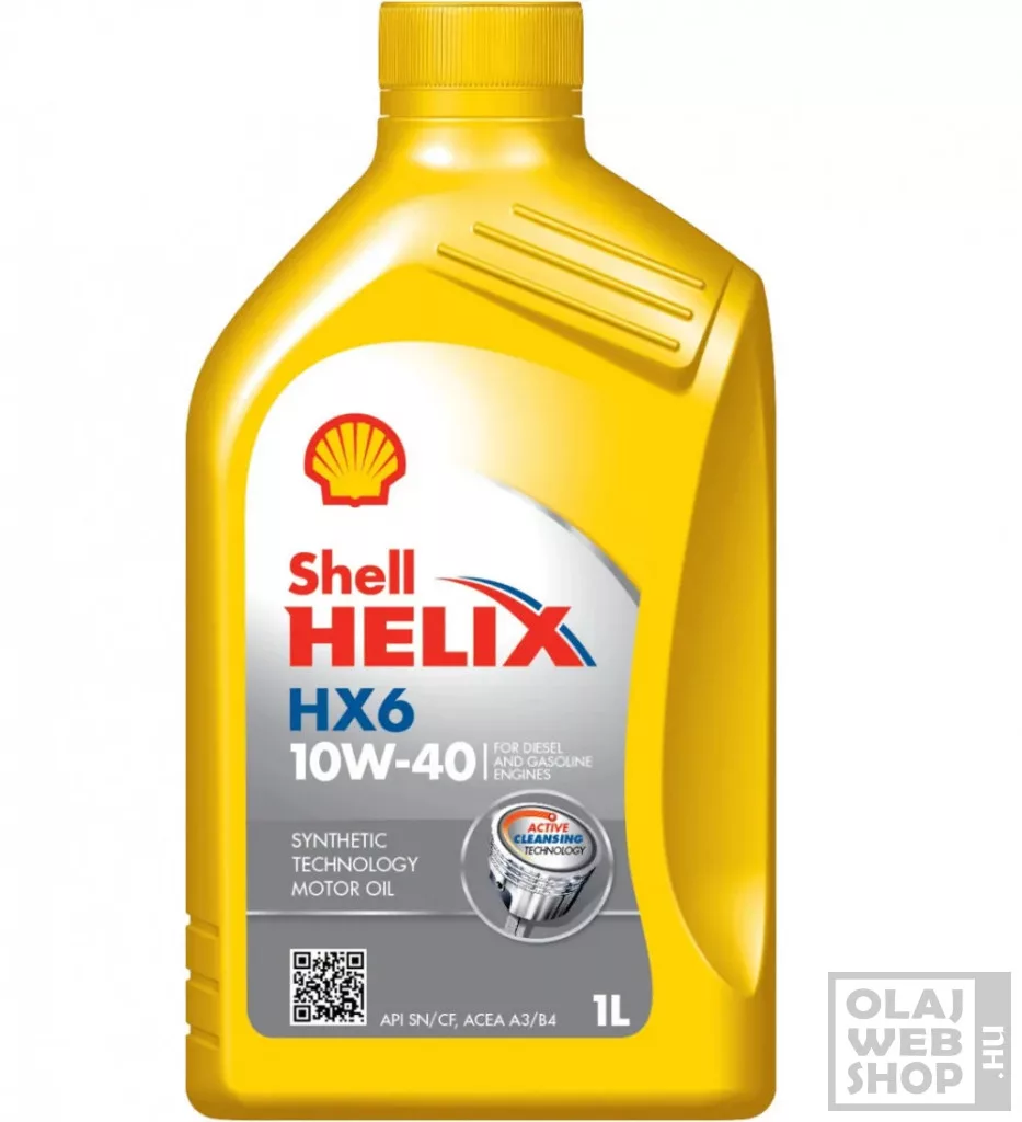 Shell Helix HX6 10W-40 motorolaj 1L - 10W-40 motorolaj - Mot