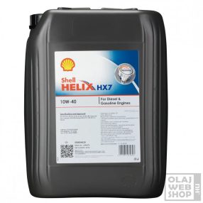 Shell Helix HX7 10W-40 motorolaj 20L
