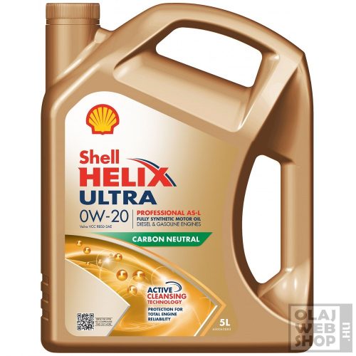 Shell Helix Ultra Professional AS-L 0W-20 motorolaj 5L