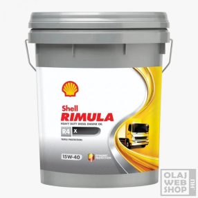 Shell Rimula R4 X 15W-40 teherautó motorolaj 20L