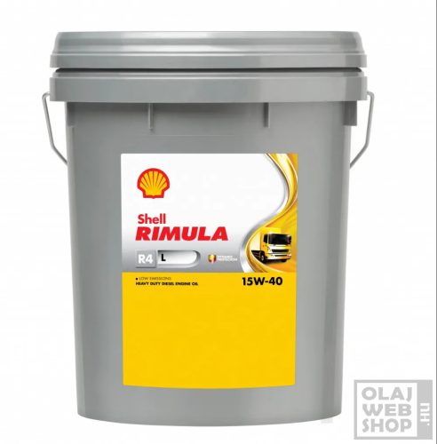 Shell Rimula R4 L 15W-40 teherautó motorolaj 20L