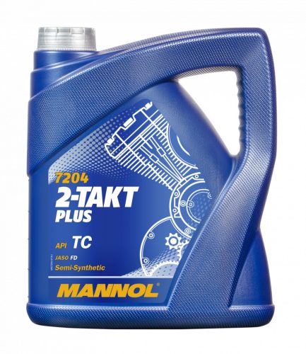 Mannol 7204 2-TAKT PLUS motorkerékpár olaj 4L