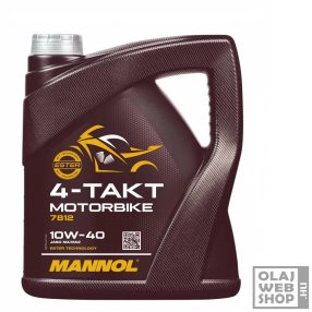 Mannol 7812 4-Takt Motorbike 10W-40 motorkerékpár olaj 4L