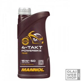 Mannol 7832 4-Takt PowerBike 15W-50 motorkerékpár olaj 1L