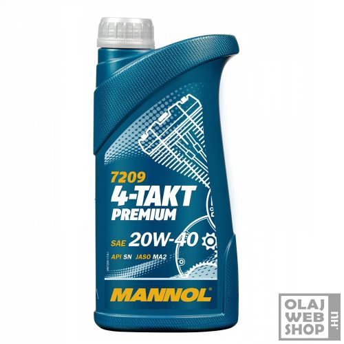 Mannol 7209 4-TAKT PREMIUM 20W-40 motorkerékpár olaj 1L