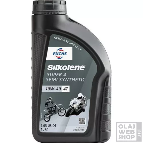 Fuchs Silkolene Super 4 4T 10W-40 motorkerékpár olaj 1L