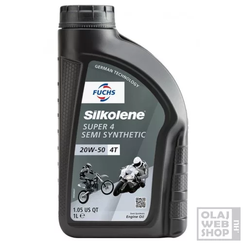 Fuchs Silkolene Super 4 4T 20W-50 motorkerékpár olaj 1L