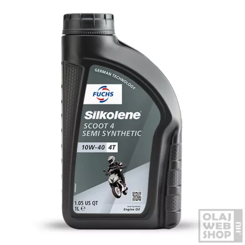 Fuchs Silkolene Scoot 4 10W40 motorkerékpár olaj 1L