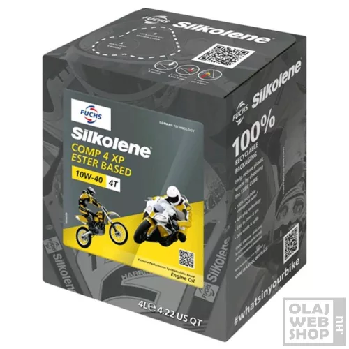 Fuchs Silkolene Comp 4 XP 10W-40 motorkerékpár olaj 4L