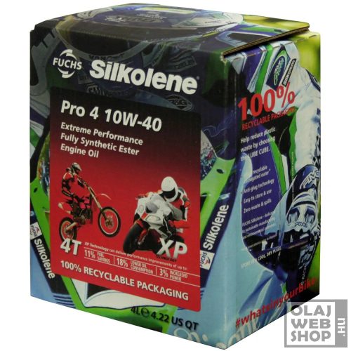 Fuchs Silkolene Pro 4 XP 10W-40 motorkerékpár olaj 4 L