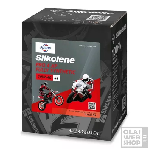 Fuchs Silkolene Pro 4 XP 10W-40 motorkerékpár olaj 4L