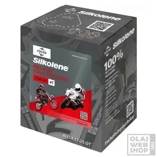 Fuchs Silkolene Pro 4 XP 10W-60 motorkerékpár olaj 4L