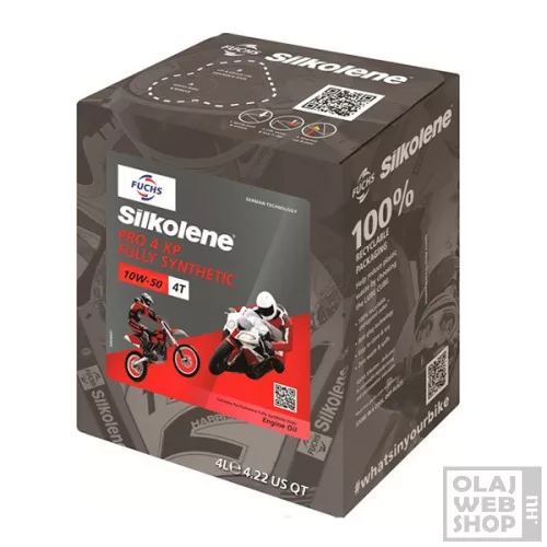 Fuchs Silkolene Pro 4 XP 10W-50 motorkerékpár olaj 4L