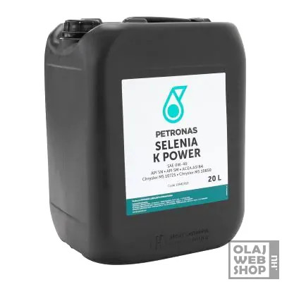 Selénia K Power 0W-40 motorolaj 20L