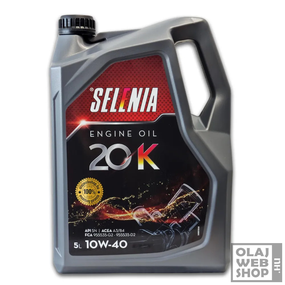 Selénia 20K 10W-40 motorolaj 5L - 10W-40 motorolaj - Motorol