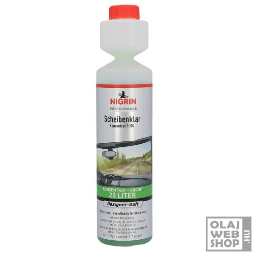 Nigrin Performance Scheibenklar szélvédőmosó folyadék koncentrátum 250ml
