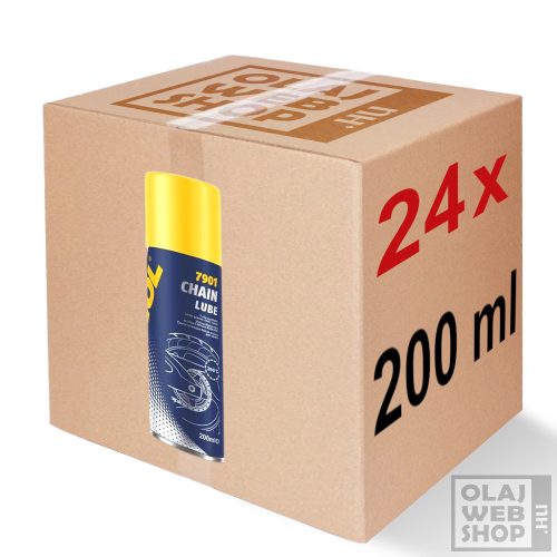 Mannol 7901 Chain Lube motorkerékpár lánckenő spray 24x200ml (karton)