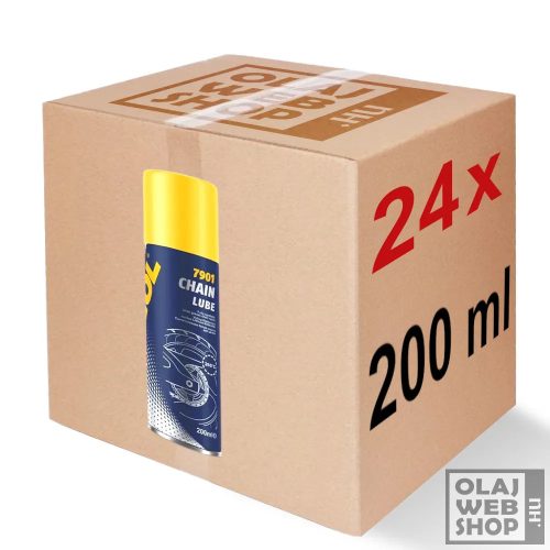 Mannol 7901 Chain Lube motorkerékpár lánckenő spray 24x200ml (karton)