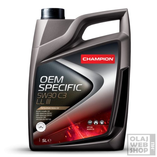 Champion OEM Specific 5W-30 LL III motorolaj 4L
