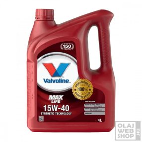 Valvoline Maxlife 15W-40 motorolaj 4L