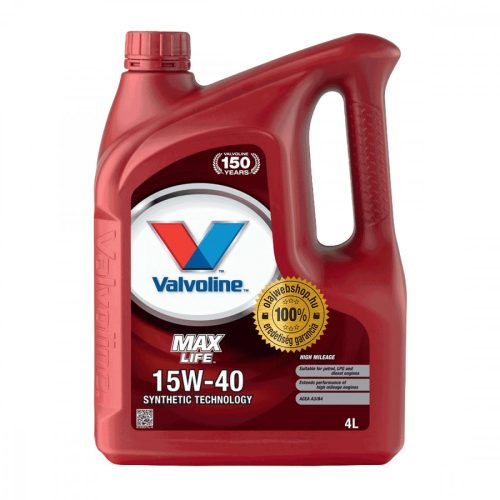 Valvoline Maxlife 15W-40 motorolaj 4L