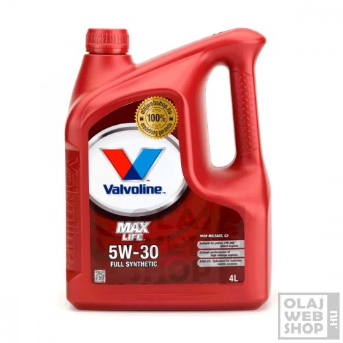 Valvoline Maxlife C3 5W-30 motorolaj 4L