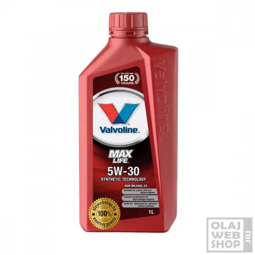 Valvoline Maxlife C3 5W-30 motorolaj 1L