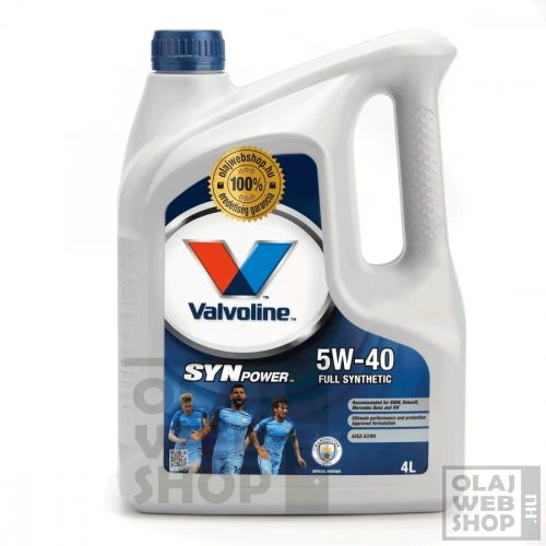 Valvoline SynPower 5W-40 motorolaj 4L