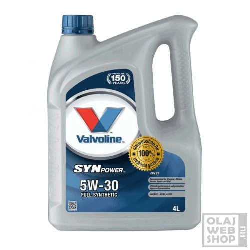 Valvoline SynPower ENV C2 5W-30 motorolaj 4L